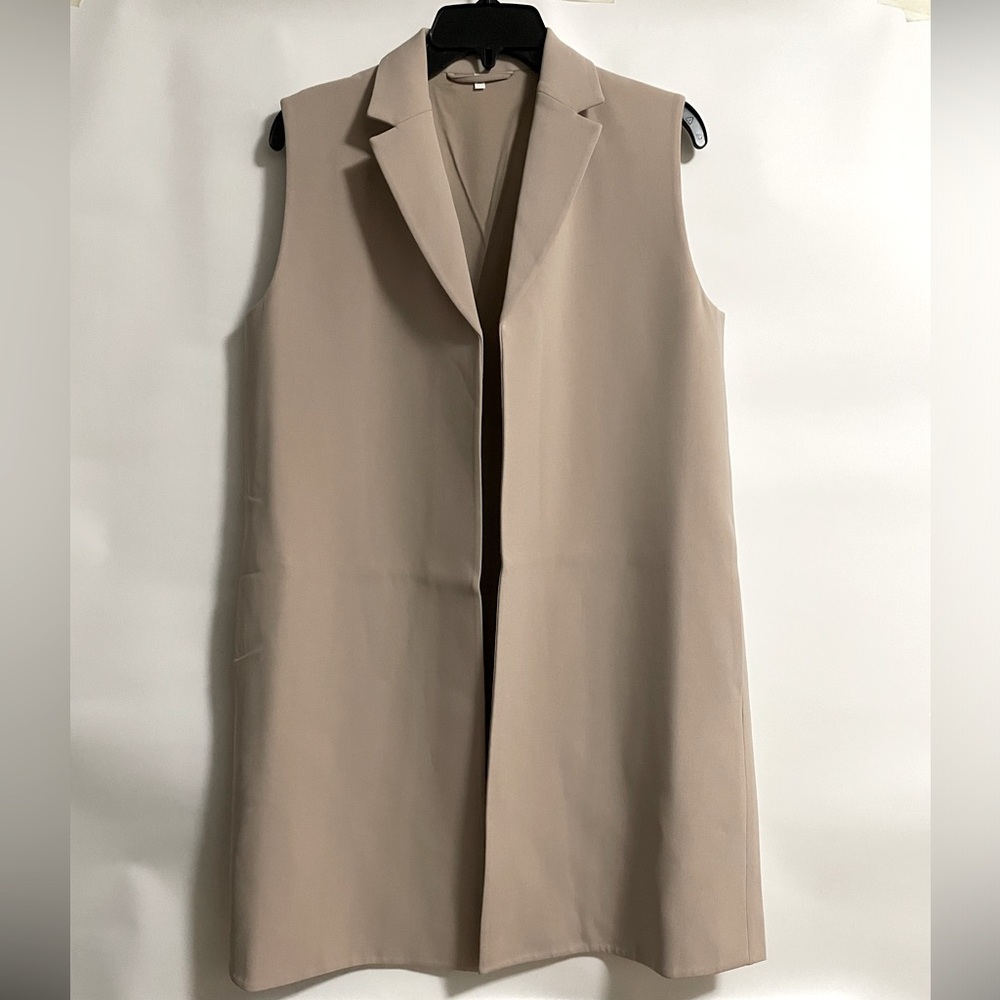 Blazer vest with pockets